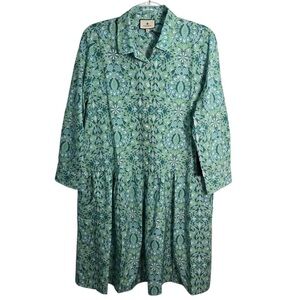 Tuckernuck Mykonos Hayes Button Up Shirtdress